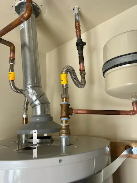 Water heater installation and plumbing repair in East Beach