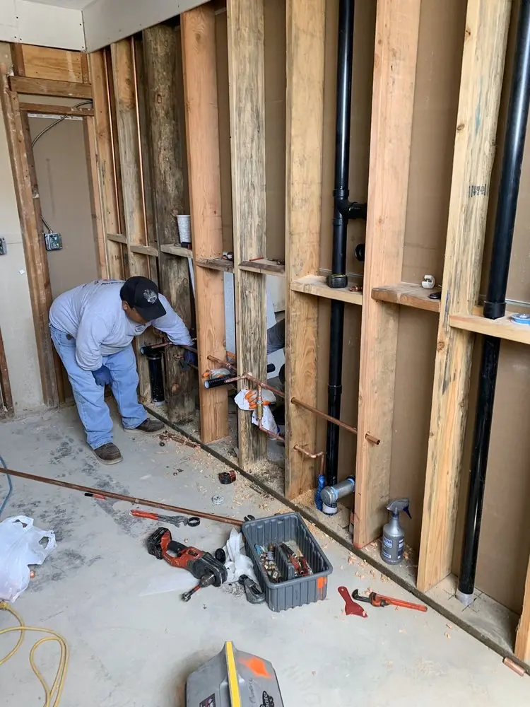 Commercial rough-in plumbing for Trenchless Sewer Repair in East Beach